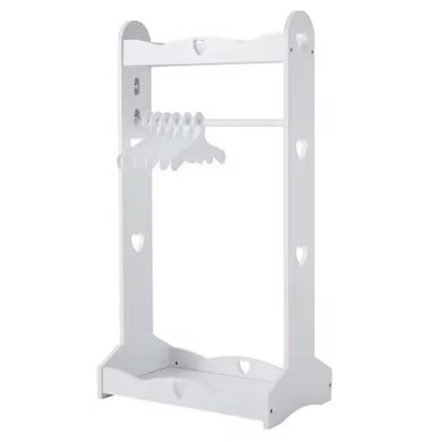 Rack de madeira para crianças de madeira