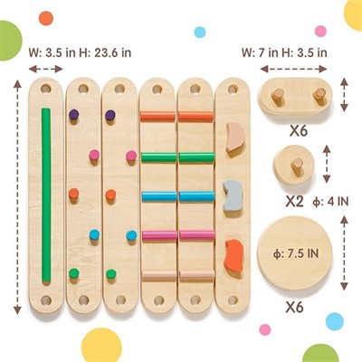 Prancha de equilíbrio de madeira